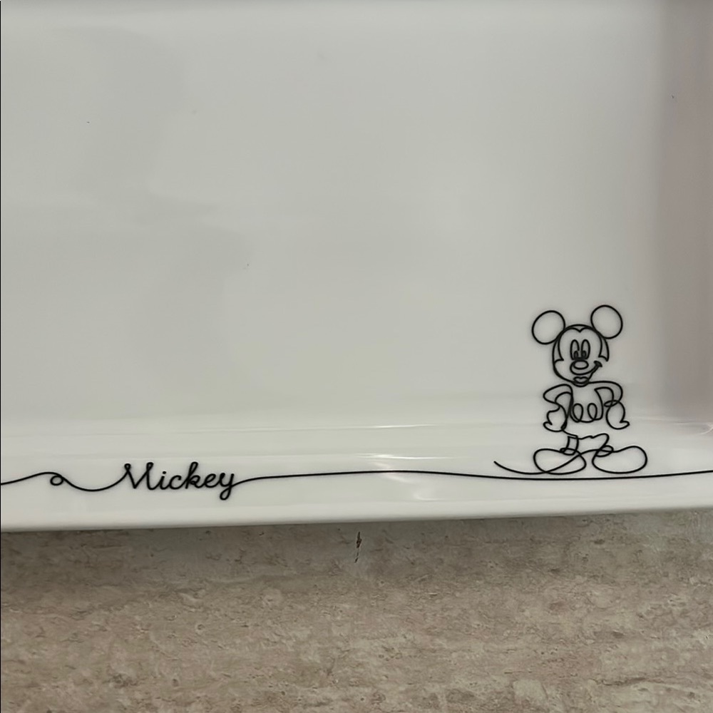 Mickey Mouse White Rectangular Tray - Picture 4 of 6